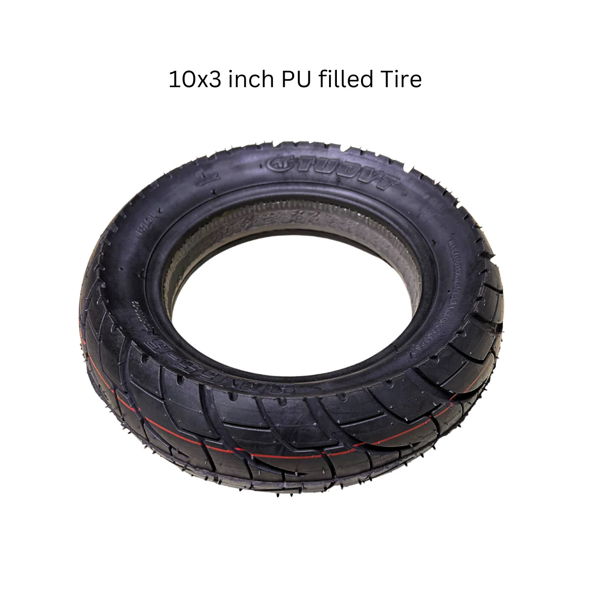 10 inch Tire 8.5 inch PU Filled High Speed Rubber Tire No Flat Puncture Proof Solid Tire - Image 7